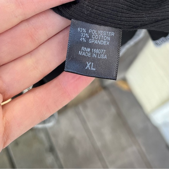 True Religion Black with White Contrast Stitch Corset Tank Top NWT Sz XL - Picture 4 of 12